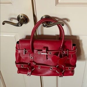 Luella- red leather purse